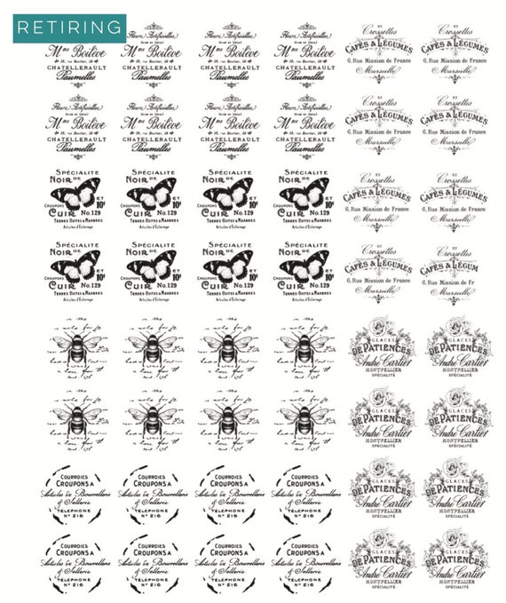 Drawer Knob Rubon Transfers FRENCH MAISON Redesign With Etsy