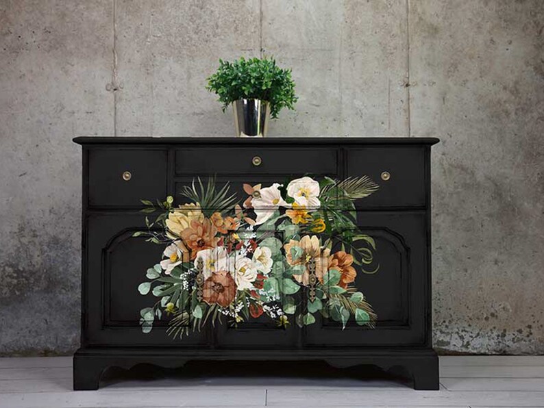 Furniture Transfer Kacha FLOWER Redesign With Prima Etsy