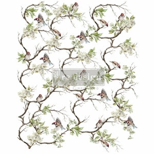 Blossom Flight Rub On Furniture Transfers || ReDesign with Prima || Furniture Decals || 25 x 34 Inches