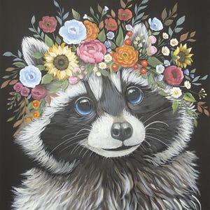 A2 Decoupage Paper CLEVER RACCOON For Furniture || Belles & Whistles (Dixie Belle Paint) || Printed Washi Rice Papers || Floral Flowers