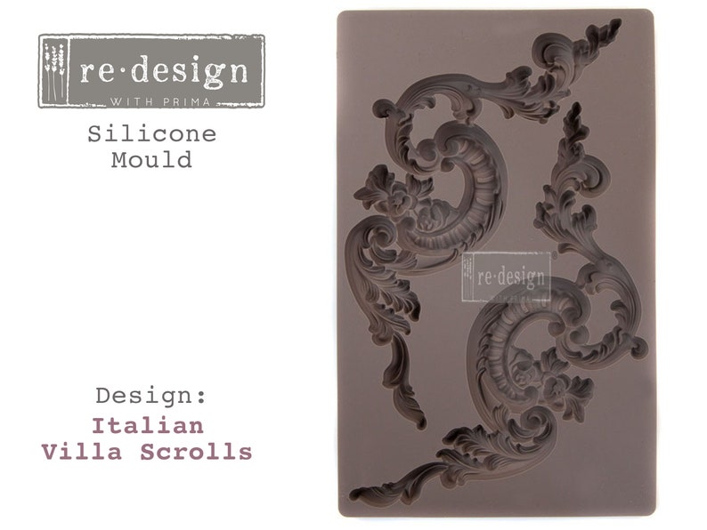 Silicone Molds Prima Redesign Moulds ITALIAN VILLA SCROLLS Etsy