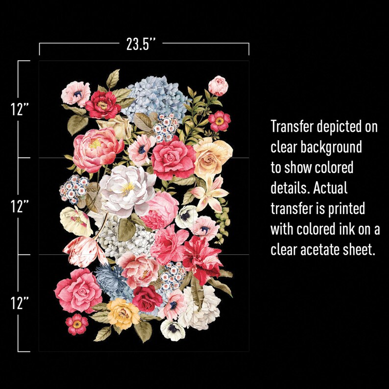 Furniture Decals WONDROUS FLORAL II by ReDesign with Prima Etsy