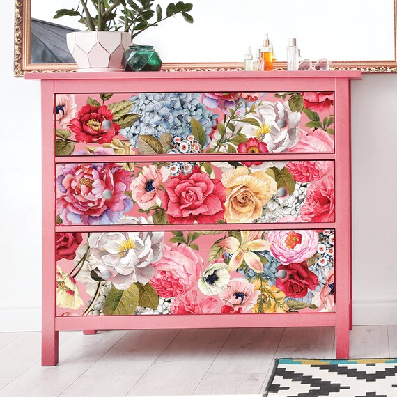 Rub On Floral Transfers for Furniture Floral Furniture Decals ReDesign Prima Rub On Floral Transfers for Furniture Floral Furniture Decals ReDesign Prima