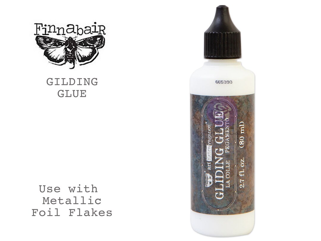 GILDING GLUE Finnabair Glue for Gilding Flakes Nail Art Etsy