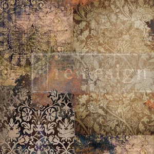 Gothic Rhapsody Decoupage Tissue Paper || ReDesign with Prima || 30 x 19 Inches