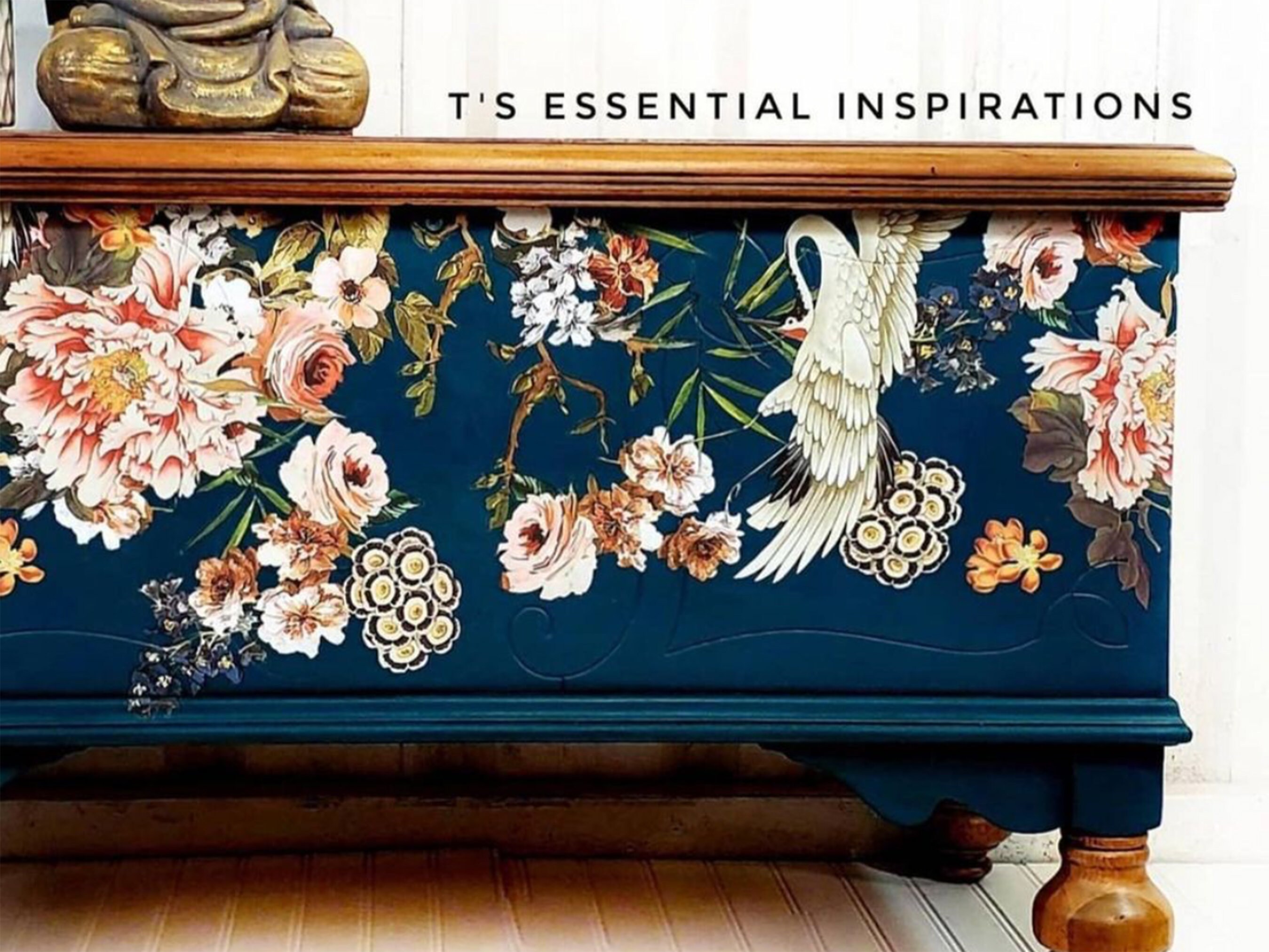 Furniture Decals ELEGANCE & FLOWERS by Redesign With Prima Etsy