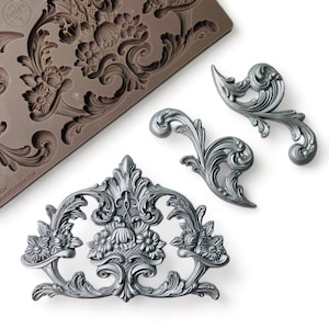 Claire Silicone Mould for Clay || ReDesign with Prima Moulds || 10 x 5 Inches