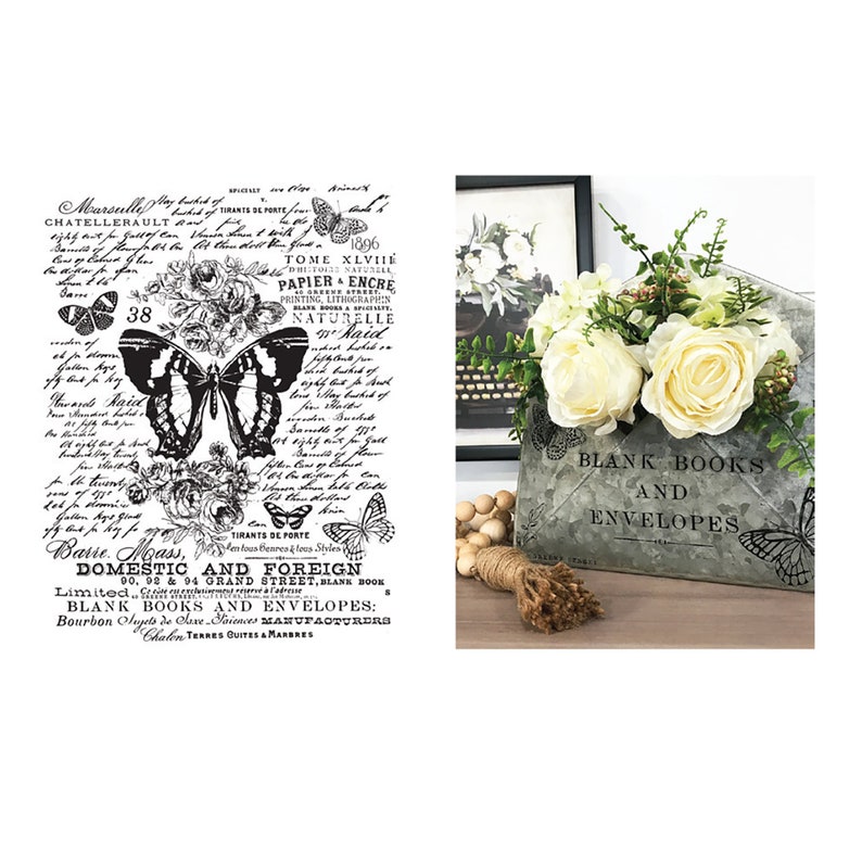 Rub On Transfers For Furniture BUTTERFLY BOTANIC Maisie & Etsy