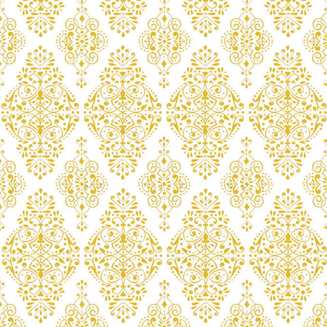 KACHA GOLD DAMASK Furniture Transfer Etsy