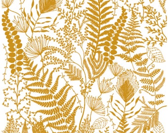New! Rub On Transfers for Furniture KACHA Foliage Finesse || ReDesign with Prima || Gold Foil Furniture Decals || 18 x 24 Inches