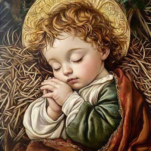 Decoupage Papers for Furniture SLEEPING BABY JESUS || Paper Designs Italy || Decorative Napkin || A4 Printed Washi Rice Paper || Nativity
