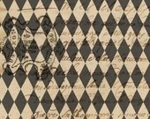 A3 Rice Paper Decoupage SHEILA 39 S BLACK HARLEQUIN Decoupage Queen Decoupage Paper Rice Paper Decoupage Printed Rice Paper