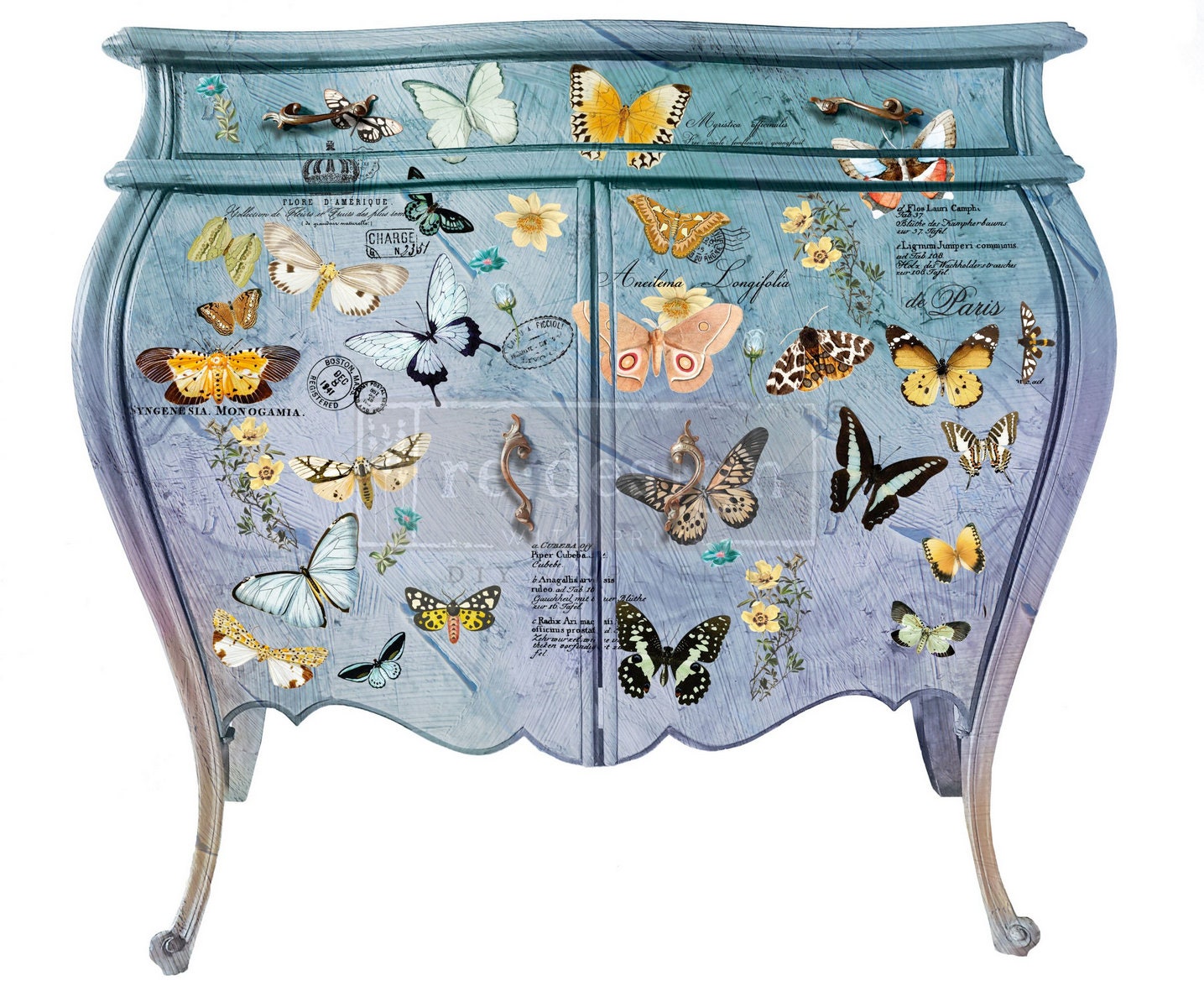 Furniture Transfer BUTTERFLY DANCE Redesign With Prima Etsy
