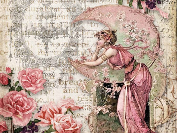 Rice Paper Decoupage ANTIQUARIAN SOCIETY Decoupage Queen Decoupage Paper  Made in Italy Decoupage Papers 