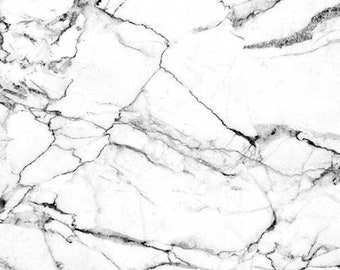 A2 Decoupage Paper for Furniture MARBLE || Paper Designs Italy || Printed Rice Paper for Decoupage Black and White Marble Pattern
