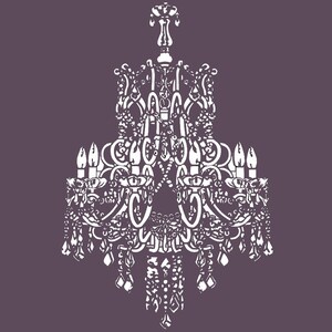 Empire Chandelier Large Furniture Stencil || ReDesign with Prima || 16 x 24"