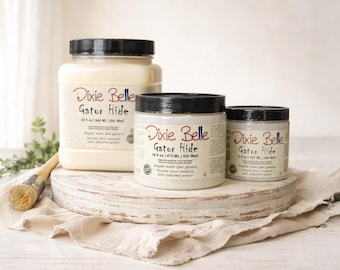 Dixie Belle Paint Gator Hide Top Coat | Water Based Clear Coat Sealer for Chalk Paint, Furniture & Cabinets