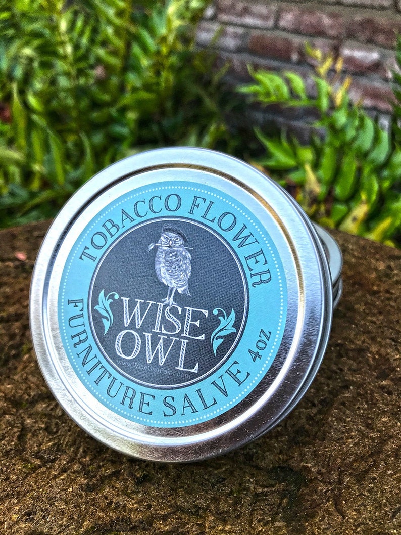Furniture Salve Wise Owl Salve TOBACCO FLOWER Wise Owl Etsy