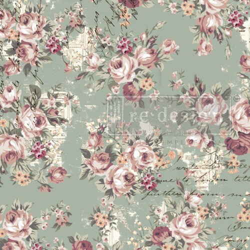 Decoupage Papers Redesign With Prima Mulberry Paper FLORAL Etsy