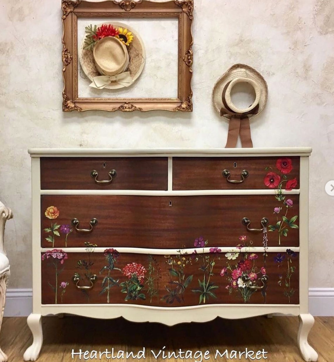 Furniture Decals FLORAL COLLECTION by ReDesign with Prima Etsy