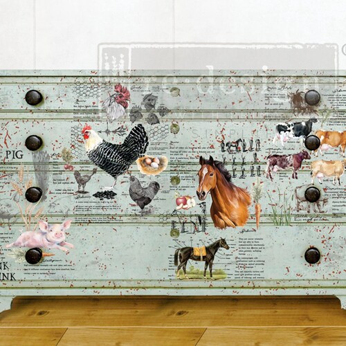 Rub on Transfers VINTAGE RUSTIC Redesign With Prima Etsy Canada