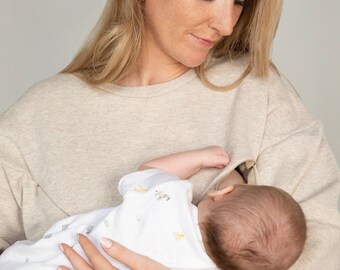 thumbnail image 2 of Breastfeeding & Nursing Friendly Hoodies - Juno Jack's 2 of 9