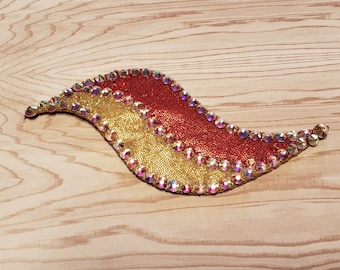 CUSTOM MADE Double Swish Baton Twirling or Ice Skating Hair Piece