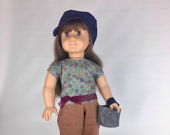 Ribbon Bow Blouse - 18 Inch Doll Clothes