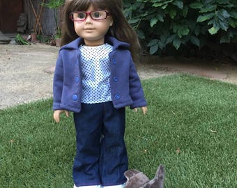 AG Bootcut Jeans - Handmade 18 Inch Doll Clothes