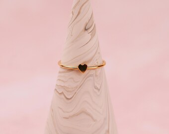 14k Gold Filled Heart Dainty Ring