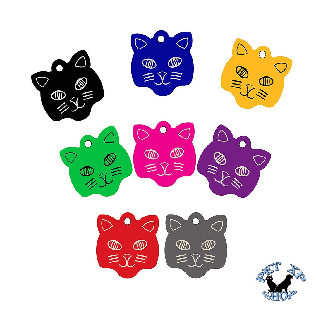 Personalized Cat Tag Cat Tags for Collar Pet Tags for Cat Etsy