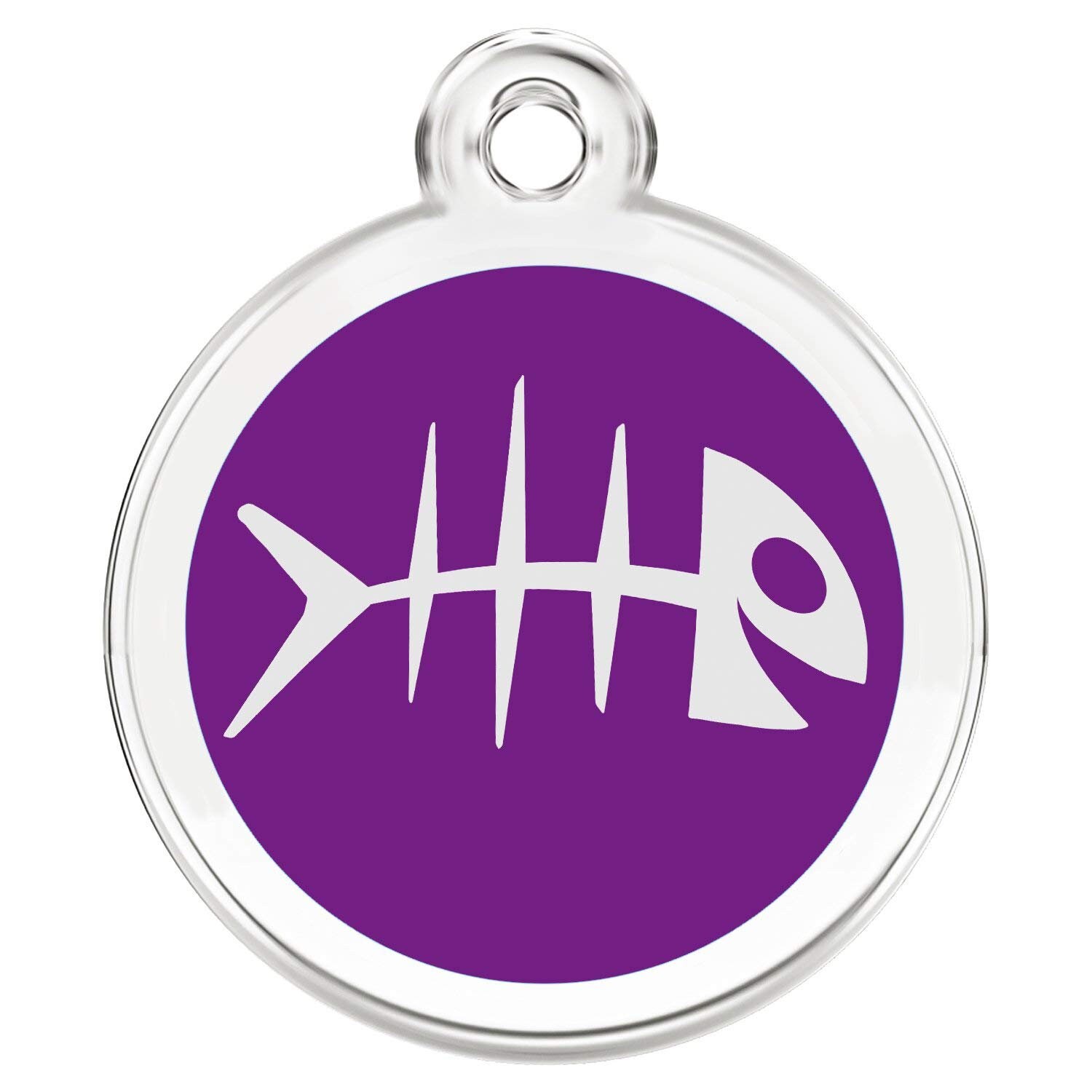 Fish Bone Pet Id Tag Personalized Tag For Dogs Personalized Etsy