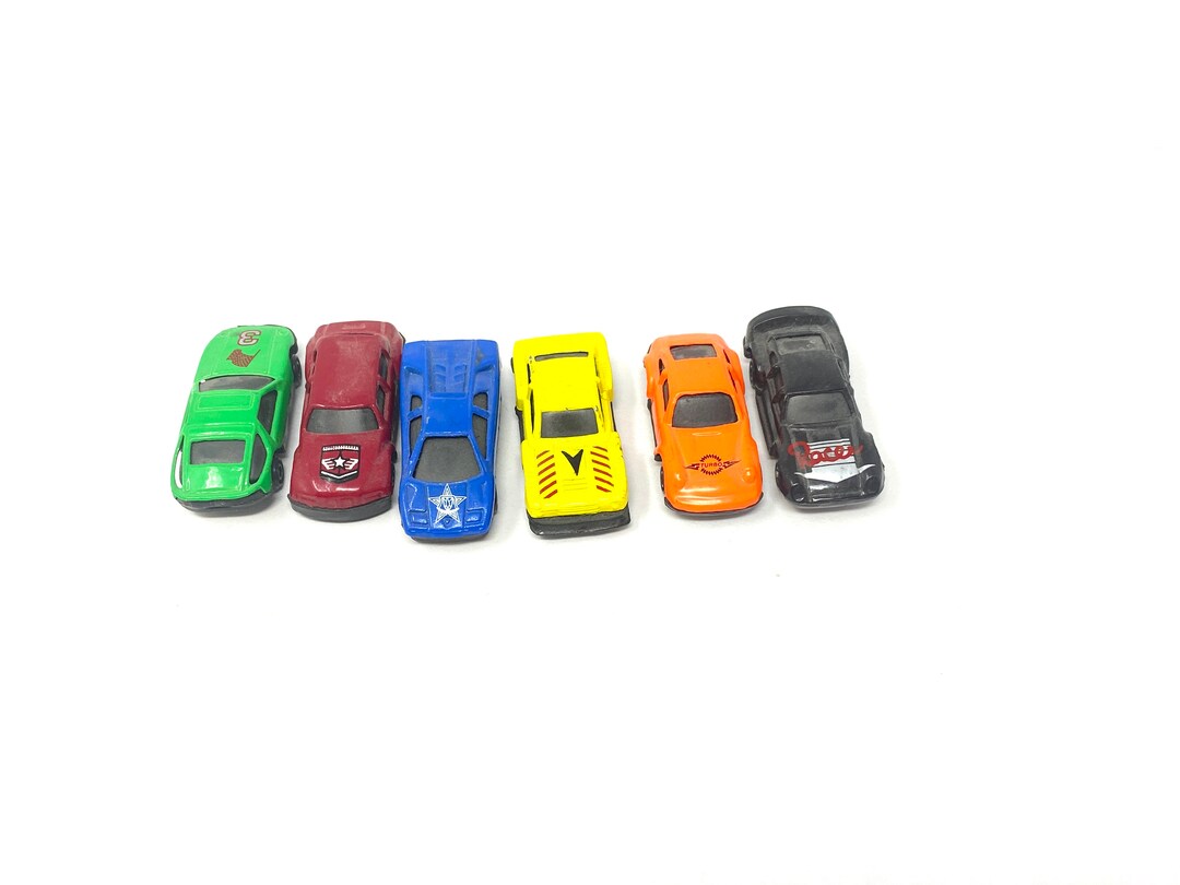 Set of 6 Vintage Metal Diecast Toy Race Cars Made in China - Etsy