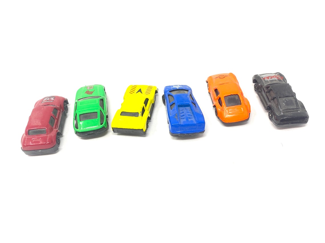 Set of 6 Vintage Metal Diecast Toy Race Cars Made in China | Etsy