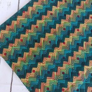 2.20 yard Green Yellow Printed Fabric #Indian Cotton Printed Fabric for Sewing, Dressmaking, Crafting #Organic Cotton Fabric