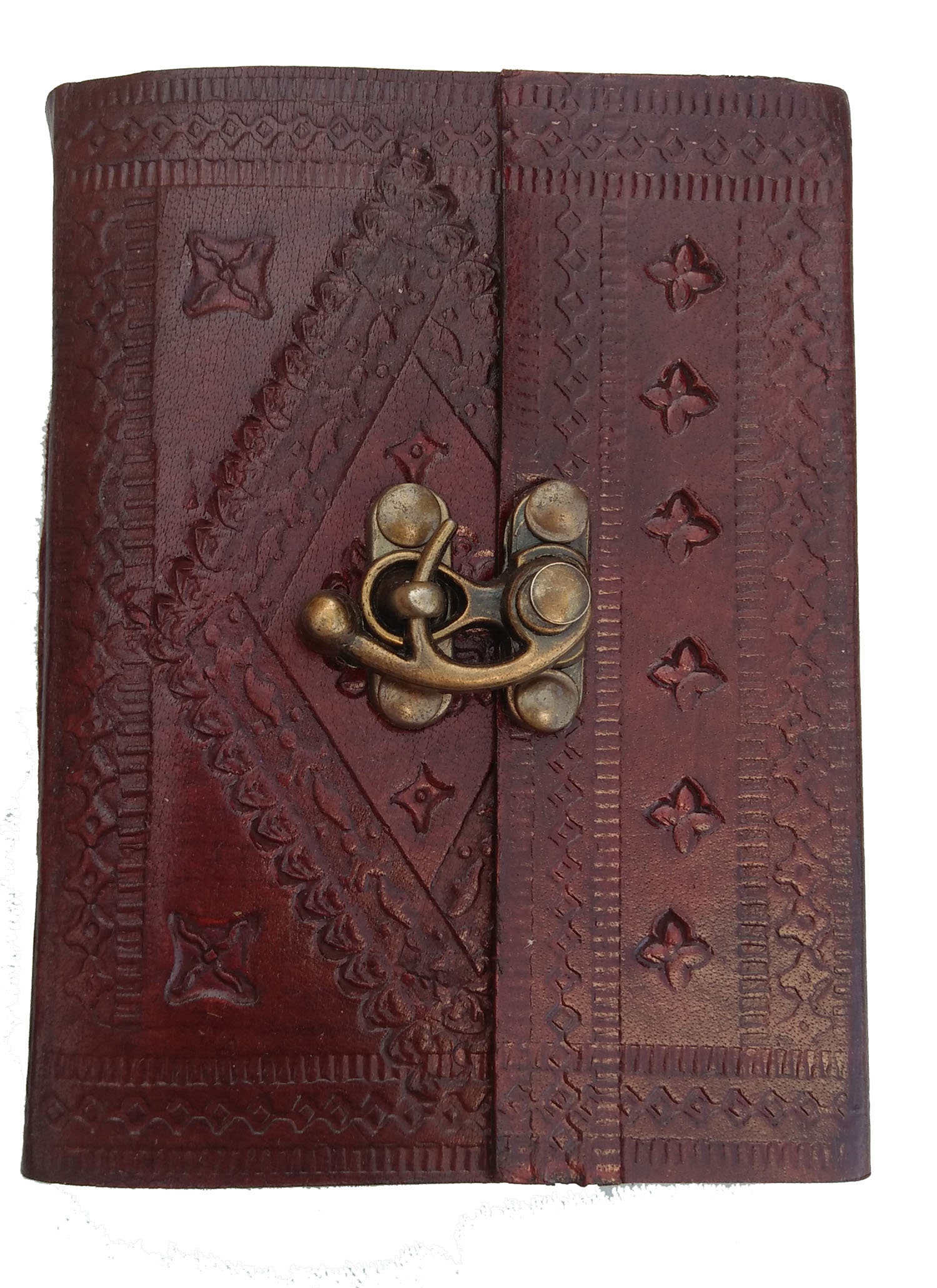 5x3.5 Handmade Paper Leather Journal With Clasp lord Etsy