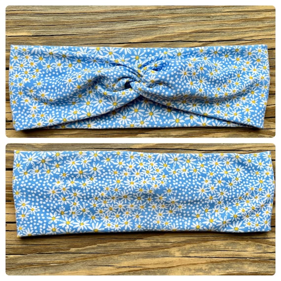Daisy Turban Headband - Daisy Flowers - Hair Accessory  display picture 3