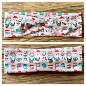 Hair Accessories for Women Long Hair - Nurse Headband - Cats in Hats - Curly Hair Accessories - Hair Accessories for Short Hair - Cat Lover