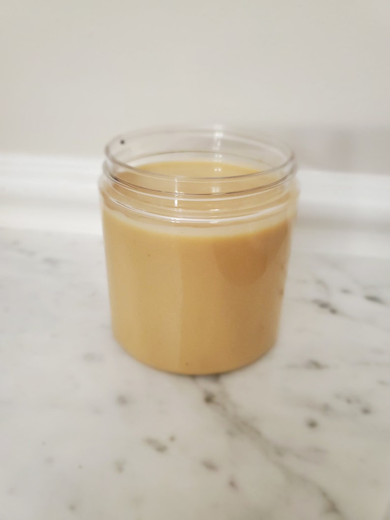 Blanched Almond Butter 8oz Plastic Jars Fresh Made to Order Etsy