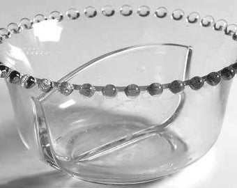 Rare Large Candlewick Clear Compote by Rare Large Candlewick Clear Compote by