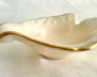 Vintage Lenox Dove Collection Cream & Gold