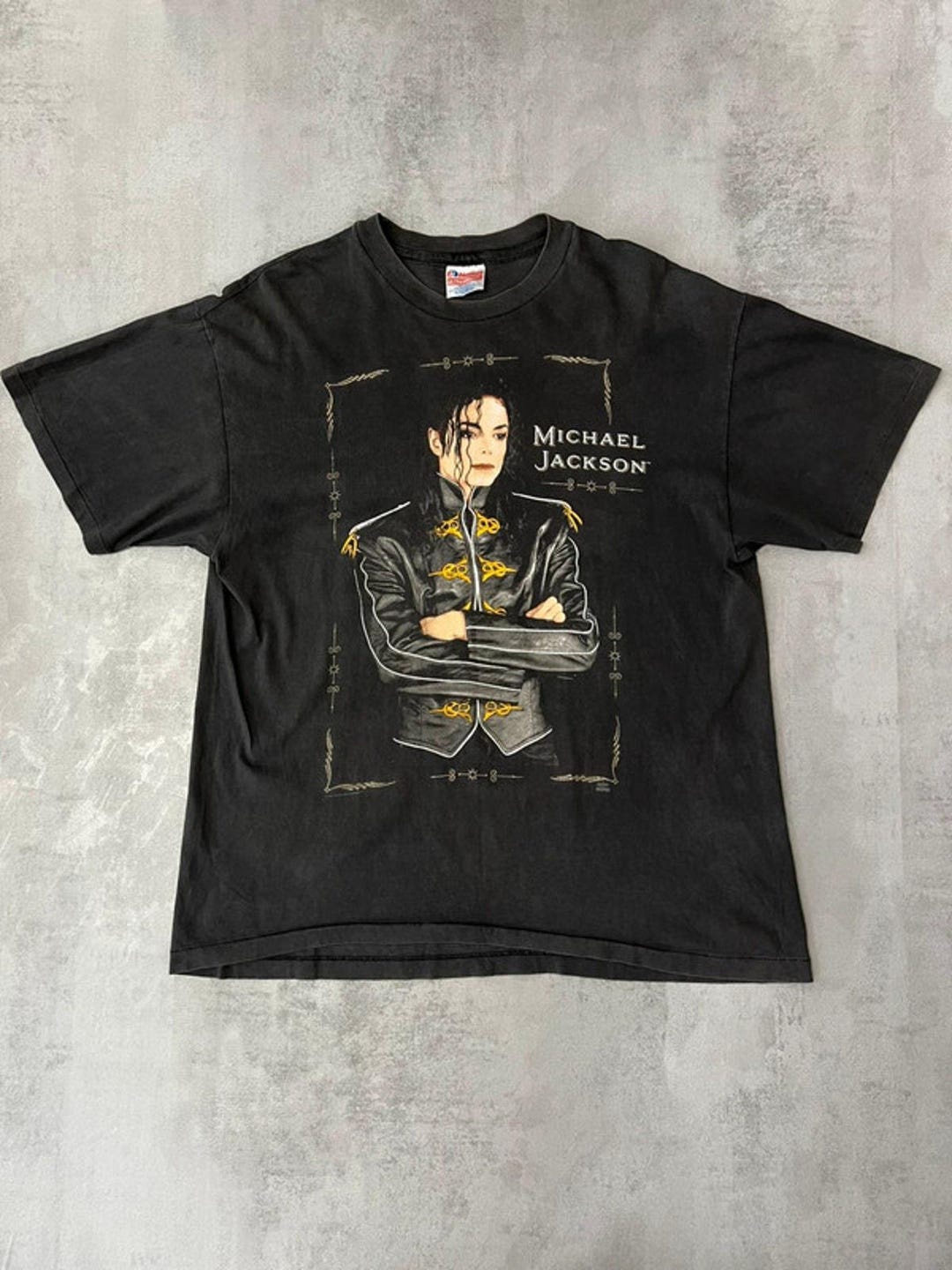 Vintage Michael Jackson Dangerous Tour T-shirt Hanes Ultraweight