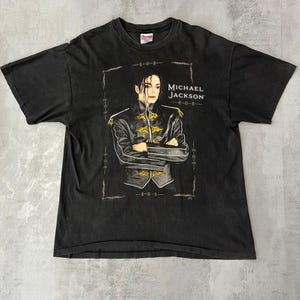 Vintage Michael Jackson Dangerous Tour T-Shirt Hanes Ultraweight Size XL