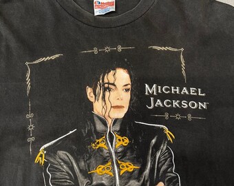 Vintage Michael Jackson Dangerous Tour T-shirt Hanes Ultraweight
