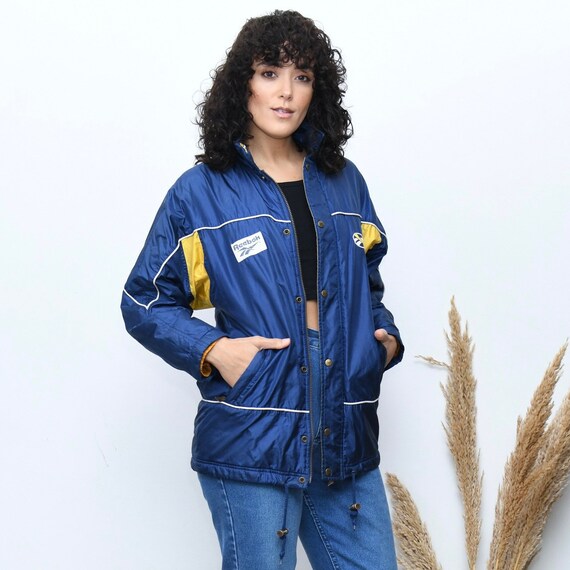 Reebok jacket sale womens yellow