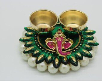 Arihant Creations Haldi Holder Ganesha Diwali Gift Indian Festive Return Wedding Birthday