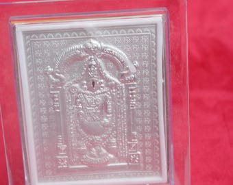 999 Pure Silver Plated Frame, Hanuman And Ganesha Photo Frame, Religious Gift, Silver Indian God Frames, laxami ji ,Balaji, god silver frame