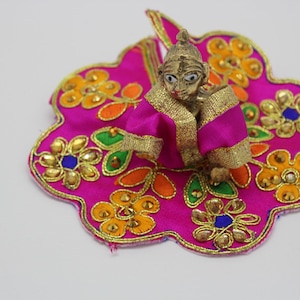 Baby Krishna dress, beautiful hand made Krishna clothes/laddoo gopal dress /bal gopal poshak/ Krishna vaga/multicolor dress/ Janmashtami