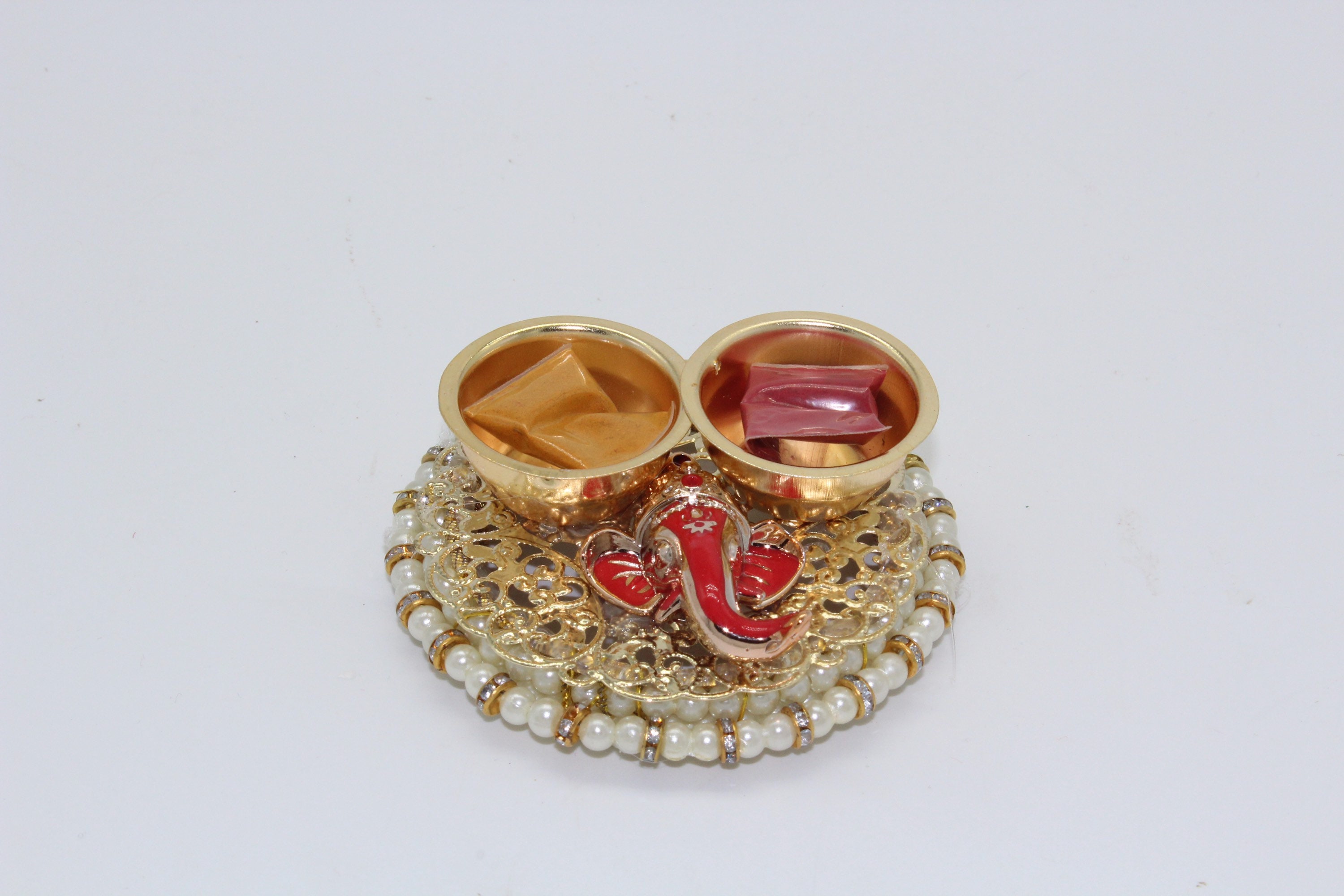 Haldi Kumkum Holder Roli Chawal Platter Indian Wedding Favor