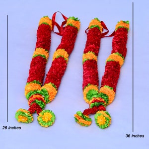 Jaimala, Varmala Garland for Bride and Groom - Set of 2 Indian wedding punjabi Wedding ,Indian Garlands, Wedding Ceremony Garlands, Garlands